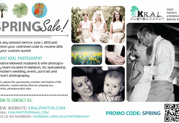 Kral Photography - Announcing our annual spring sale event!